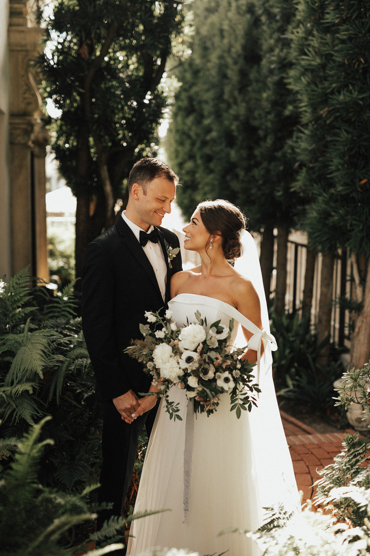 Wedding couple portrait